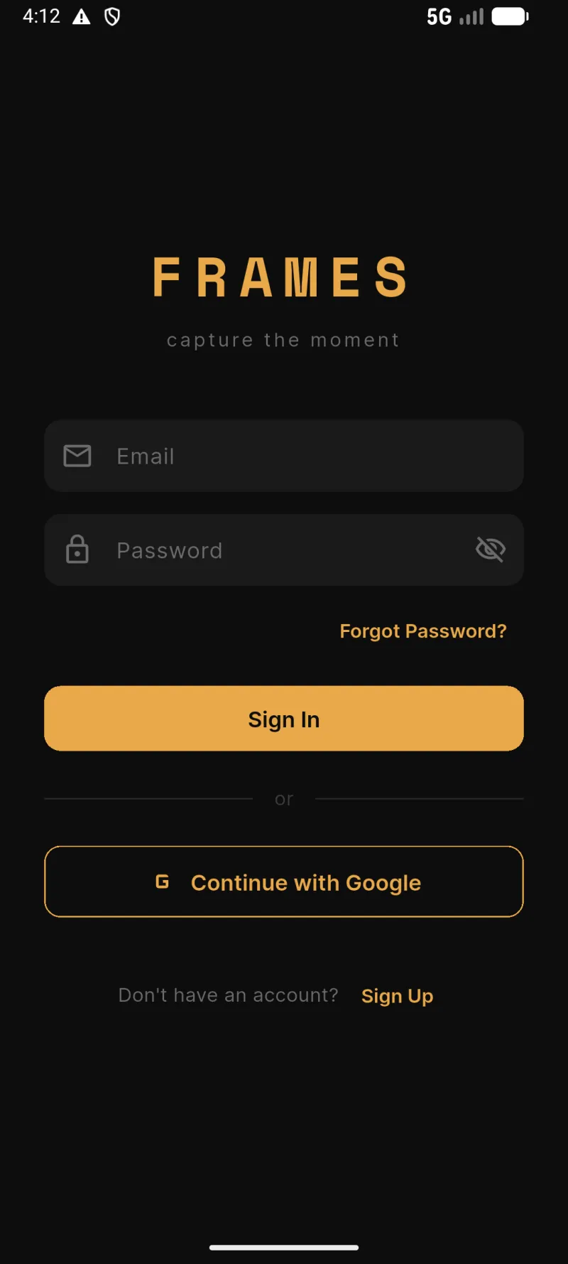 Frames — capture the moment