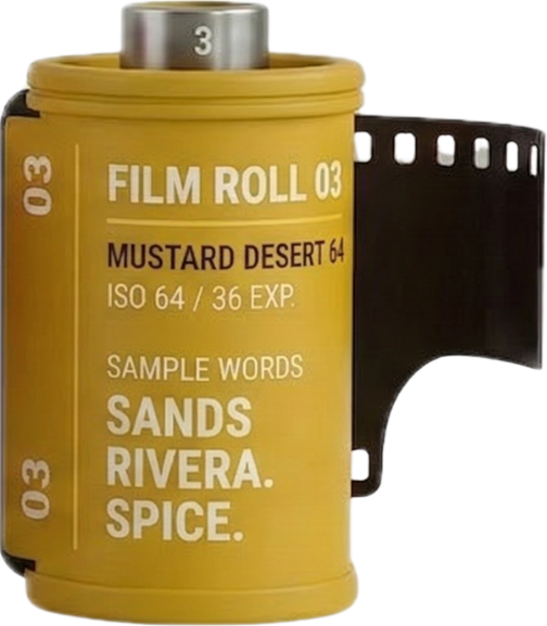 Mustard Desert film roll
