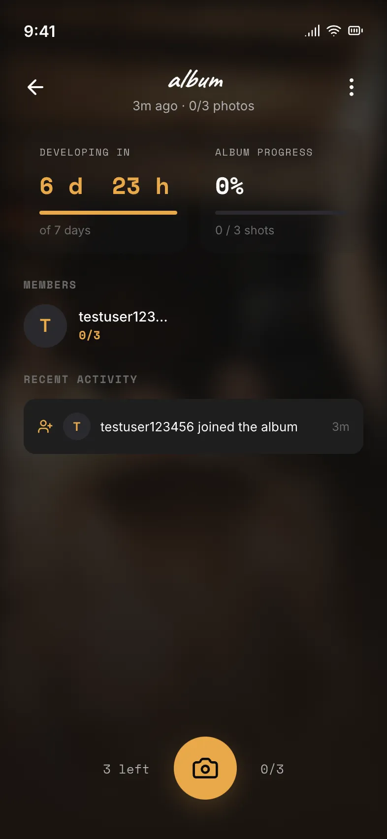 Frames app: Watch it develop